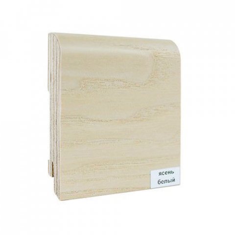 Плинтус Finitura Dekor Ясень белый R13 70 х 15 х 2400 мм