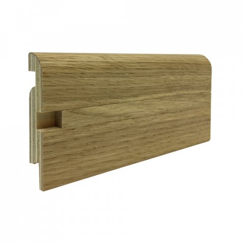 Плинтус Finitura Dekor Дуб R13 со штапиком Дуб 70 х 15 х 2400 мм