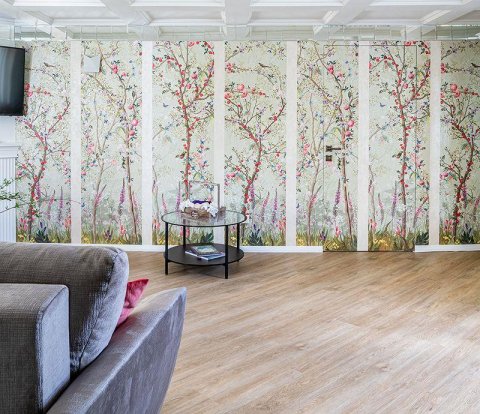 Кварцвиниловый SPC ламинат Damy Floor Family 248-8 Дуб имбирный