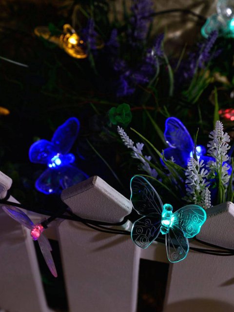 Гирлянда на солнечных батареях Uniel Бабочки USL-S-129/PT4000 Butterflies UL-00006557