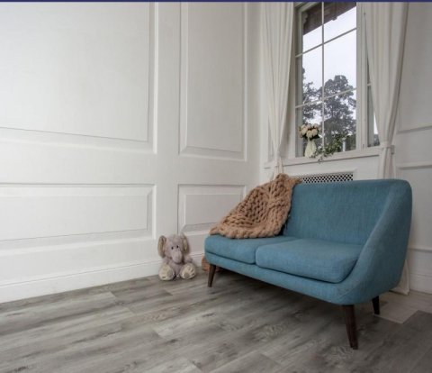 Кварцвиниловый SPC ламинат Damy Floor Family TCM369-28 Дуб рустикальный серый