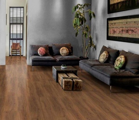 Замковый виниловый пол Kahrs Luxury Tiles Wood Redwood