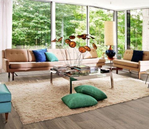 Замковый виниловый пол Kahrs Luxury Tiles Impression Kelham