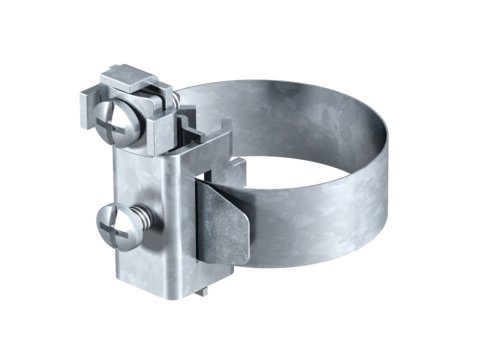 Клипса-хомут заземления