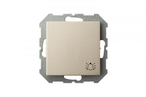 Кнопка звонка Liregus Epsilon шампань 28-306