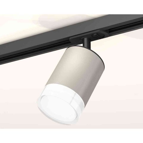 Комплект трекового светильника Ambrella light Track System XT7423020 SGR/CL/SBK серый песок/прозрачный/черный песок (A2537, C7423, N7160)