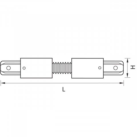 Коннектор гибкий Lightstar Barra 501157