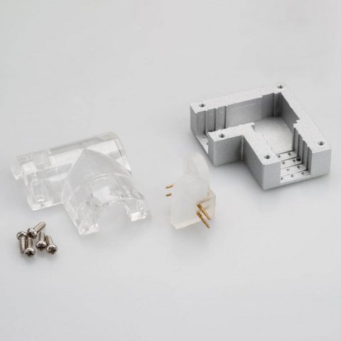 Коннектор L-образный Arlight ARL-Clear-U15-90 022702