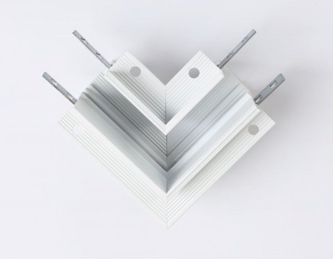 Коннектор L-образный для встраиваемого шинопровода Ambrella light Track System Magnetic GL3352