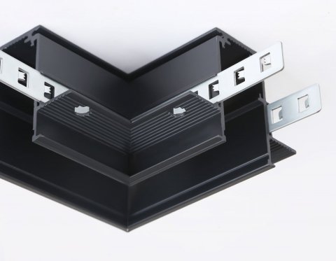 Коннектор L-образный для встраиваемого шинопровода Ambrella light Track System Magnetic GL3354