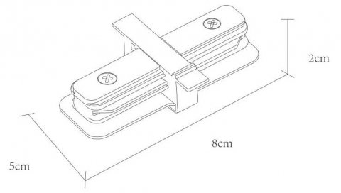 Коннектор прямой Arte Lamp Track Accessories A130133