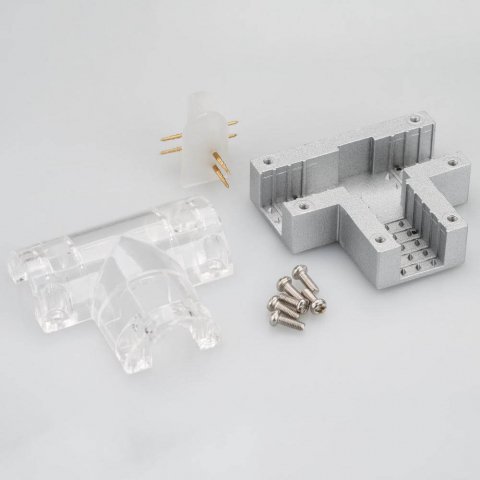 Коннектор Т-образный Arlight ARL-Clear-U15-2x90 022703