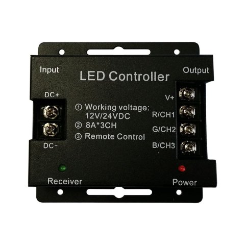 Контроллер RGB Apeyron с пультом 12/24V 04-03(288)