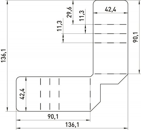 Крепление подвесное для потолков ЭРА Грильято серии SPL-540 SPL-FIX4 Б0055407