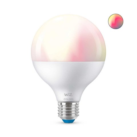 Лампа светодиодная диммируемая WiZ E27 11W RGB+CCT матовая Wi-Fi BLE 75WG95E27922-65RGB1PF/6 929002383902