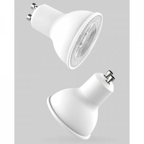 Лампа светодиодная диммируемая Yeelight GU10 4,8W RGB+CCT прозрачная YLDP004-A