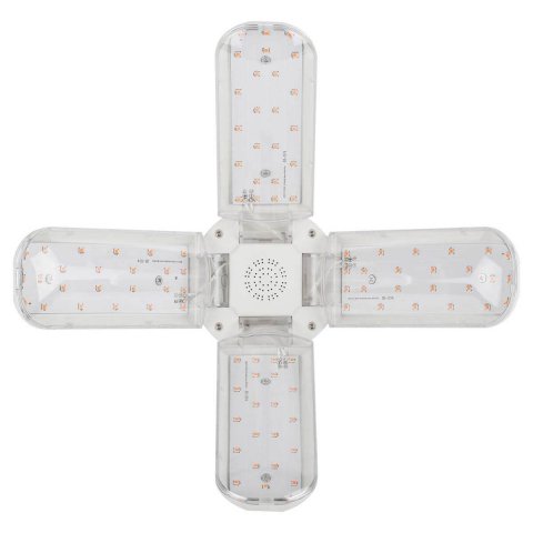 Лампа светодиодная для растений ЭРА E27 18W 2370K прозрачная Fito-36W-RB-E27-Fold Б0053289