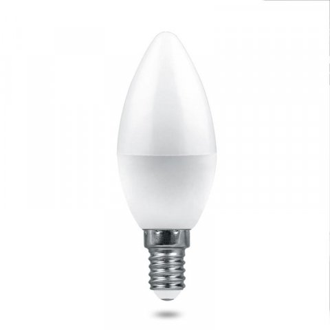 Лампа светодиодная Feron E14 6W 4000K Матовая LB-1306 38045