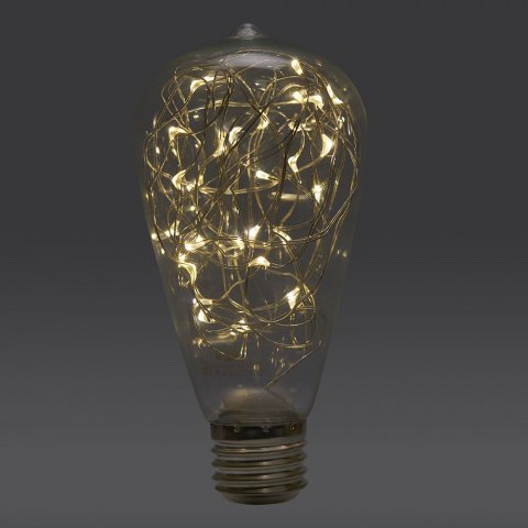 Лампа светодиодная Feron E27 3W 2700K прозрачная LB-380 41674