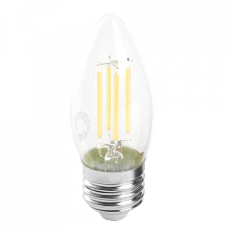 Лампа светодиодная Feron LB-66 Свеча E27 7W 6400K 38272
