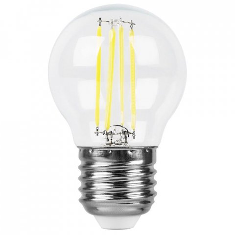 Лампа светодиодная филаментная Feron E27 11W 6400K прозрачная LB-511 38226