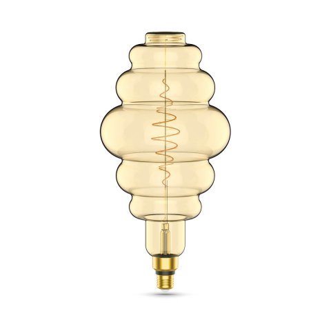 Лампа светодиодная филаментная Gauss E27 8,5W 2000K янтарная 161802105