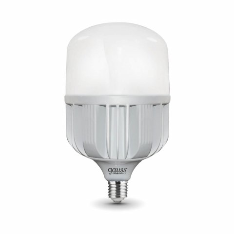 Лампа светодиодная Gauss E40 95W 6500K матовая 60430