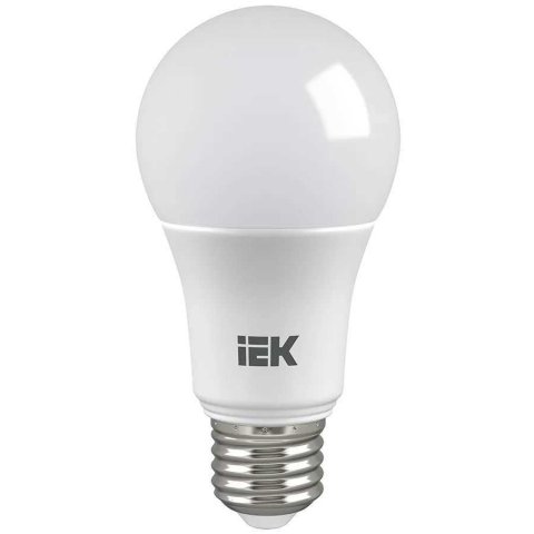 Лампа светодиодная IEK E27 12W 4000K матовая LLE-A60-12-24-48-40-E27