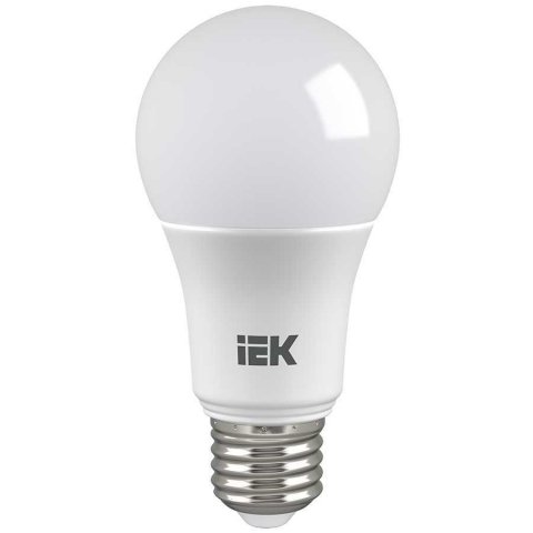 Лампа светодиодная IEK E27 15W 6500K матовая LLE-A60-15-230-65-E27