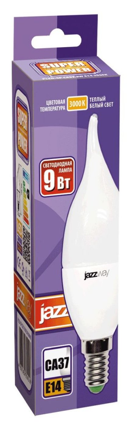 Лампа светодиодная Jazzway E14 9W 3000K матовая 2859518A