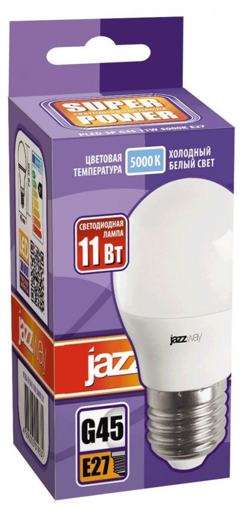 Лампа светодиодная Jazzway E27 11W 5000K матовая 5019393