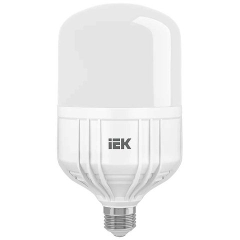 Лампа светодиодная сверхмощная IEK E27 30W 6500K матовая LLE-HP-30-230-65-E27