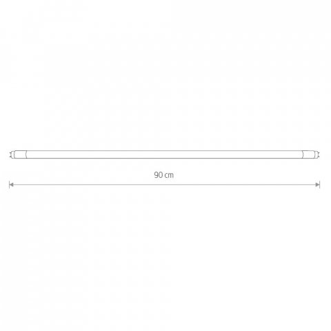 Лампа светодиодная T8 16W 3000K прозрачная 7501