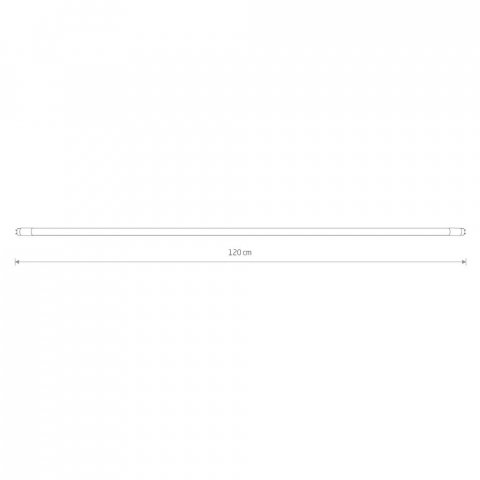 Лампа светодиодная T8 22W 3000K прозрачная 7502