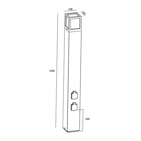 Ландшафтный светильник Deko-Light Facado Socket 733065