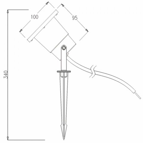 Ландшафтный светильник Deko-Light Lomi 732126