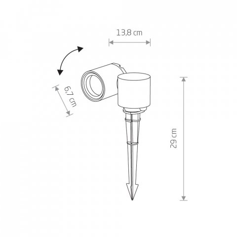 Ландшафтный светодиодный светильник Nowodvorski Tubings M 8161