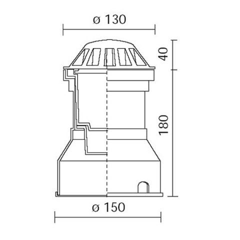 Ландшафтный светодиодный светильник Side Olodum Cover E8188/R/LBL