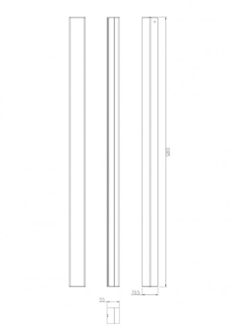 Линейный светодиодный светильник ЭРА SML-10-WB-40K-W48 белый Б0049815
