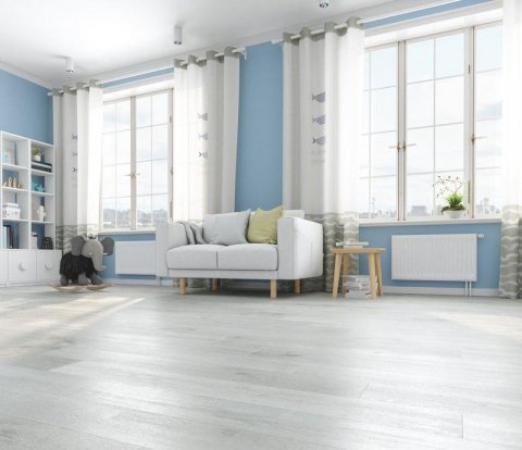 Кварцевый плинтус Fargo Comfort 81996-14 Дуб Лондонский Туман