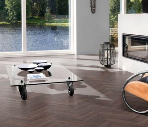 Замковый виниловый пол Kahrs Luxury Tiles Herringbone Tongass