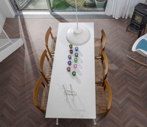 Замковый виниловый пол Kahrs Luxury Tiles Herringbone Tongass