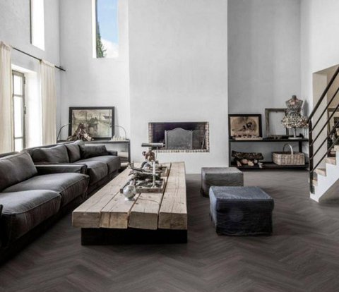 Замковый виниловый пол Kahrs Luxury Tiles Herringbone Calder