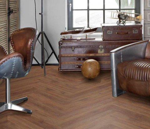 Замковый виниловый пол Kahrs Luxury Tiles Herringbone Belluno