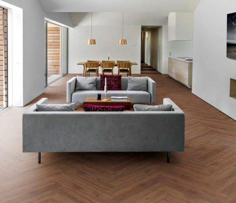 Замковый виниловый пол Kahrs Luxury Tiles Herringbone Belluno