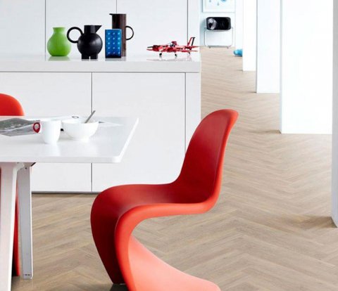 Замковый виниловый пол Kahrs Luxury Tiles Herringbone Taiga