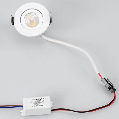 Мебельный светодиодный светильник Arlight LTM-R50WH 5W White 25deg 020754