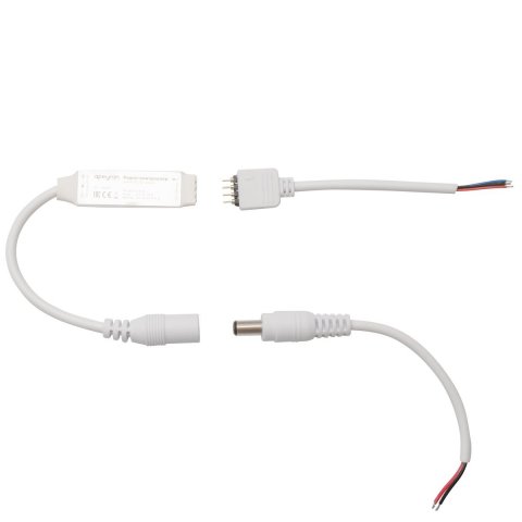 Мини-контроллер RGB Apeyron с пультом 12/24V 04-18