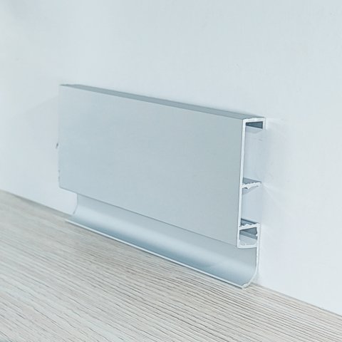 Плинтус Алюминий BLL AS под рассеиватель МКР 80 х 14 х 3000 мм