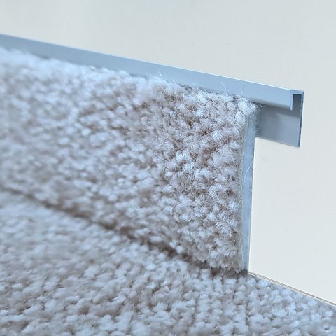 Уголок Алюминий для ковролина серебро МКР 13 мм х 12.5 мм х 3000 мм